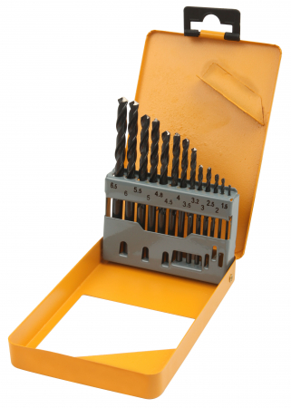 Burghie metal - Set de 13 burghie HSS 1.5-6.5 mm