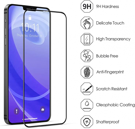 Set de 2 folii de protecție compatibil pentru Apple iPhone 12 Mini [6]