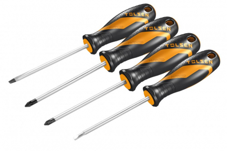Surubelnite - Set de 4 surubelnite Cr-V cu varf magnetic , GRIPro