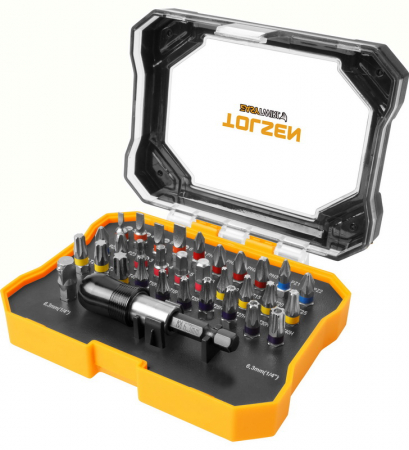 Scule de mana - Set de biti 1/4", 32 BUC