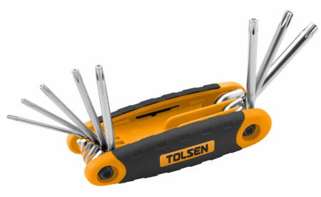 Seturi de chei - Set de chei cu torx pliabil 8 buc