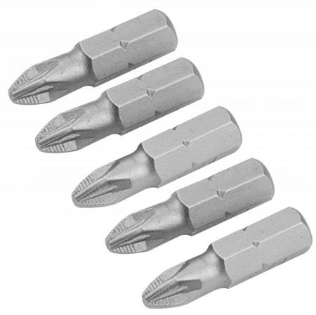 Bituri si seturi de bituri - Set de varfuri de surubelnita din 5 bucati, PZ2 25 mm, S2, I