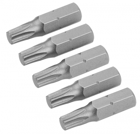 Bituri si seturi de bituri - Set de varfuri de surubelnita din 5 bucati, S2 25 mm,, T30,