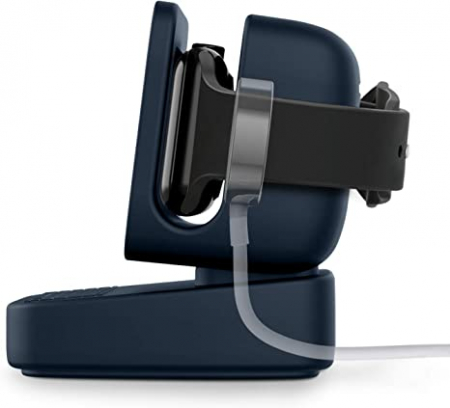 Stație de încărcare Apple Watch  din silicon albastru [1]