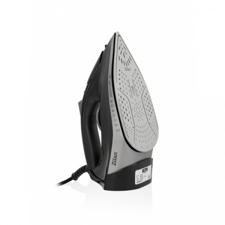 Fier de calcat, talpa ceramica, Negru, Putere 2600W, calcare cu abur [9]