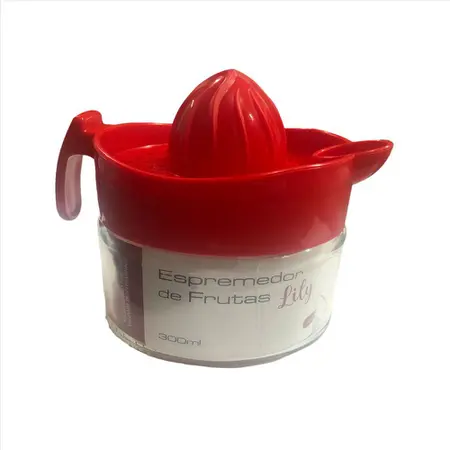 Casă & grădină - Storcator citrice din plastic cu capac 300 ml Rosu+Albastru
