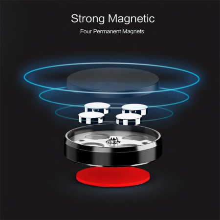 Suport magnetic auto ergonomic pentru telefon - fixare sigură în mașină [1]