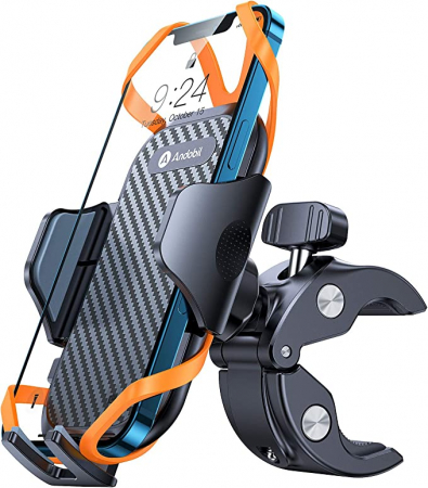 Accesorii GSM - Suport de telefon pentru biciclete, anti tremurat,compatibil cu iPhone 12 ,12 Mini ,12 Pro Max, 11 SE, Xs X 8 7 6