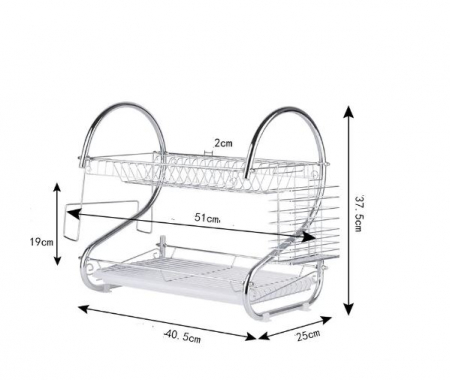 Suport vase cromat din inox, finisaj lucios,cu tavita pentru colectarea apei [1]