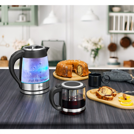 Set fierbator electric plus ceainic Argintiu, putere 2200W, capacitate 1.8L si 0.8L [7]