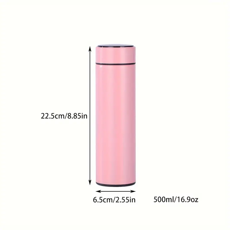 Termos Portabil cu Afisaj Electronic Digital pentru Bauturi Calde sau Reci- Culoare NEGRU [5]