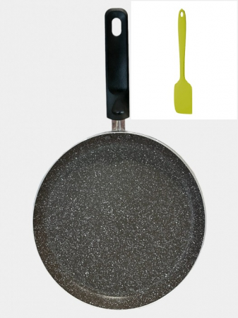 Tigai - Tigaie marmorata pentru clatite de 26cm plus cadou o spatula din silicon