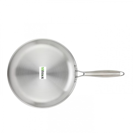 Tigaie profesionala 30cm din inox de inalta calitate,plus cadou o folie de protectie din aluminiu pentru aragaz [3]