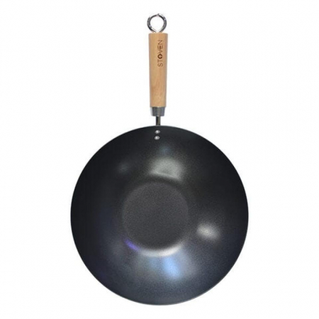 Tigai - Tigaie Wok din otel carbon de 26cm