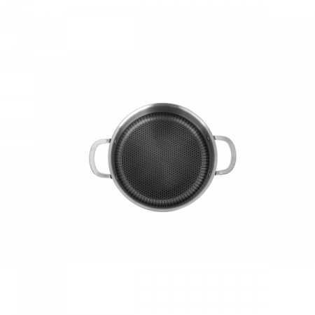 Oala cu capac, tri-ply, inox, antiaderent, protectie la zgarieturi, usor de spalat, 24 cm,4.3L [1]