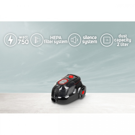 Aspirator fara sac, 750W, filtrare ciclonica [9]
