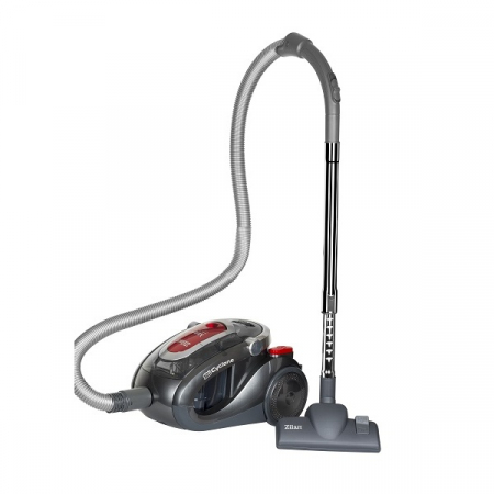 Casă & grădină - Aspirator Profesional Negru/Rosu, 2000 W, Filtru HEPA, Capacitate 2 L, Filtrare Ciclonica, Accesorii Incluse, Furtun Flexibil, Tija din Inox, Design Modern