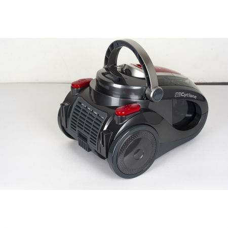 Aspirator Profesional Negru/Rosu, 2000 W, Filtru HEPA, Capacitate 2 L, Filtrare Ciclonica, Accesorii Incluse, Furtun Flexibil, Tija din Inox, Design Modern [3]
