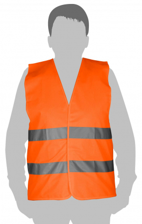 Veste reflectorizante - Vesta reflectorizanta XXL portocalie