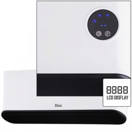 Aeroterma de perete Alba, putere 2200W, ecran LED, detector de ferestre deschise [3]