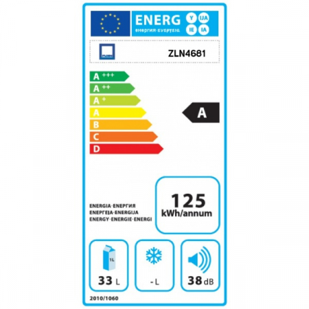 Frigider pentru vinuri Negru, 33L, 50W, iluminare interioara [8]