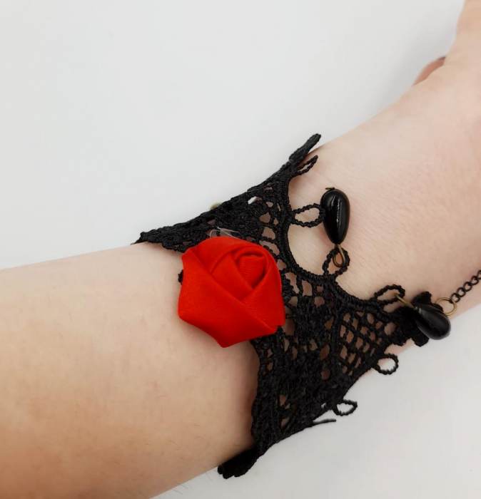 Set gotic bratara cu inel [4]