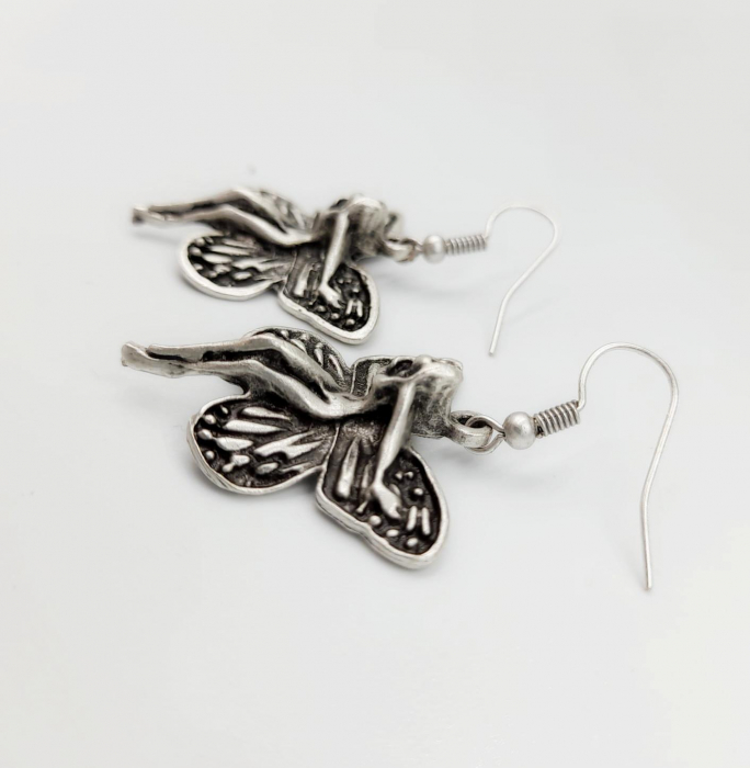 Cercei Zamac Argintat Zane [6]