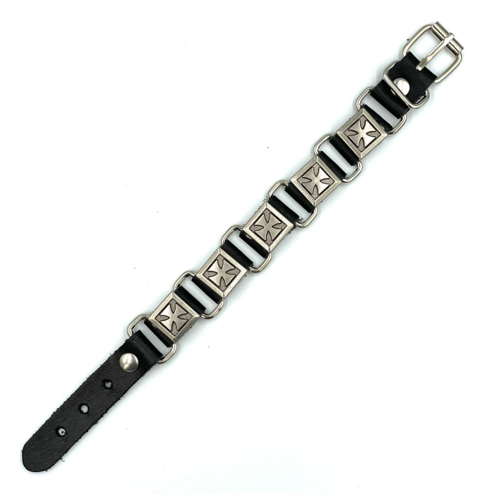 Brățară piele rock [3]