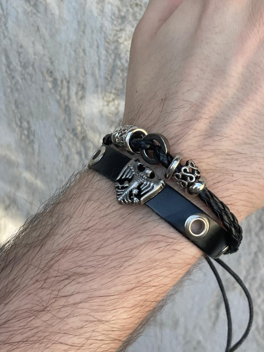 Brățară piele șiret Vultur [2]