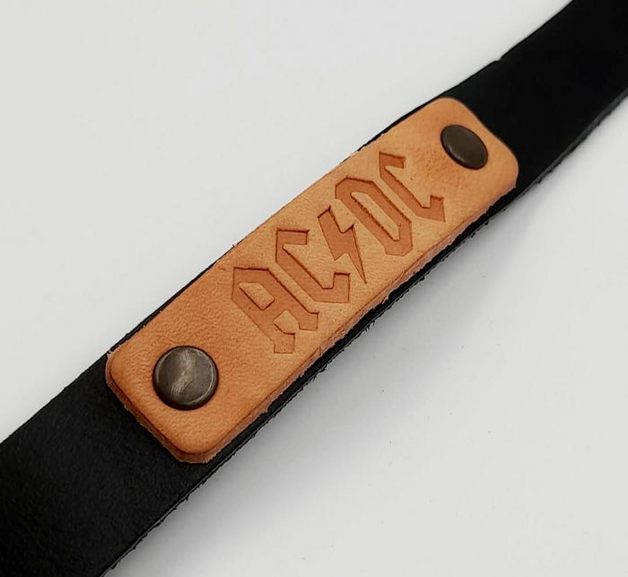 Bratara Piele AC DC [4]