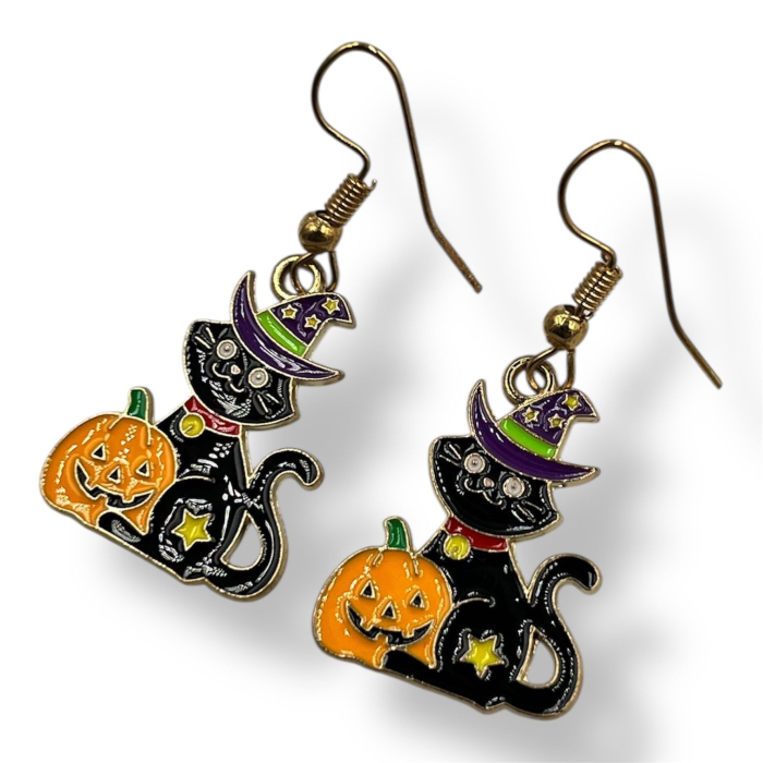 Cercei pisicuță Halloween [1]