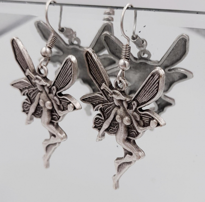 Cercei Zamac Argintat Zana [4]