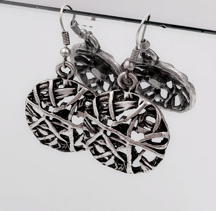 Cercei Zamac Argintat [3]