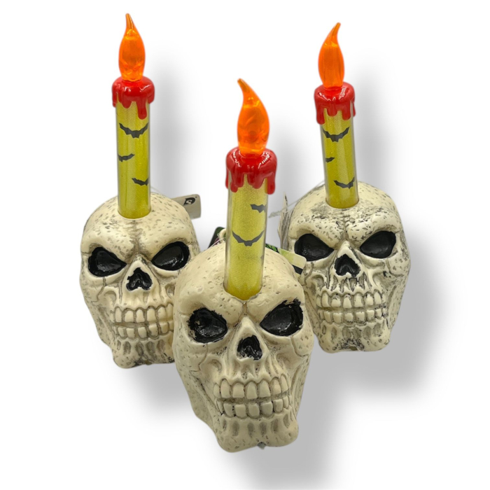 Set 3 cranii decorative Halloween Plastic [2]