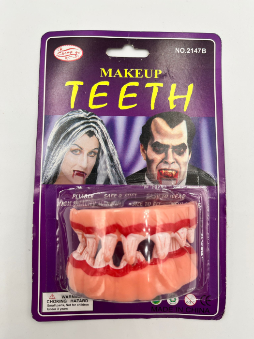 Dinți de plastic pentru costum Halloween [1]