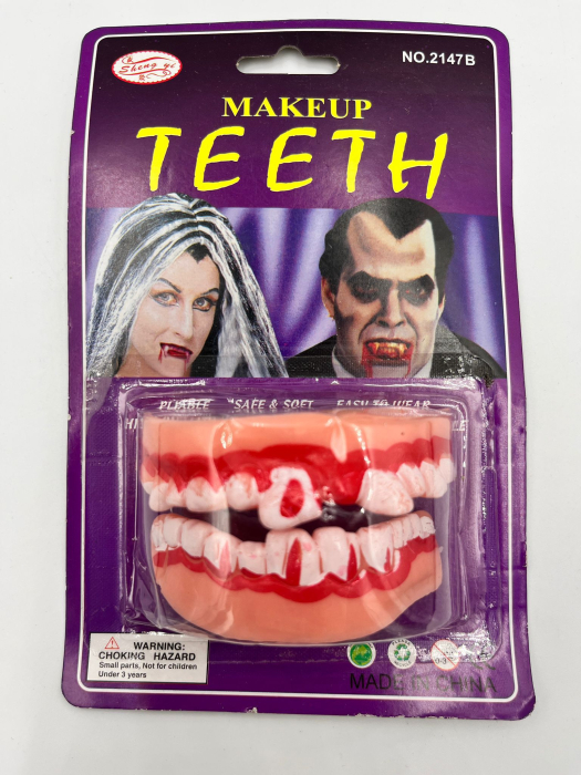 Dinți de plastic pentru costum Halloween [1]