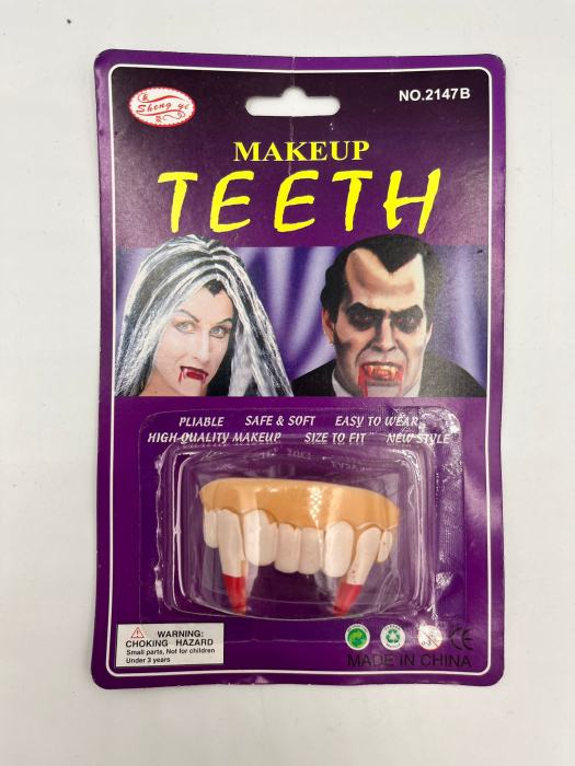 Dinți de plastic pentru costum Halloween [1]