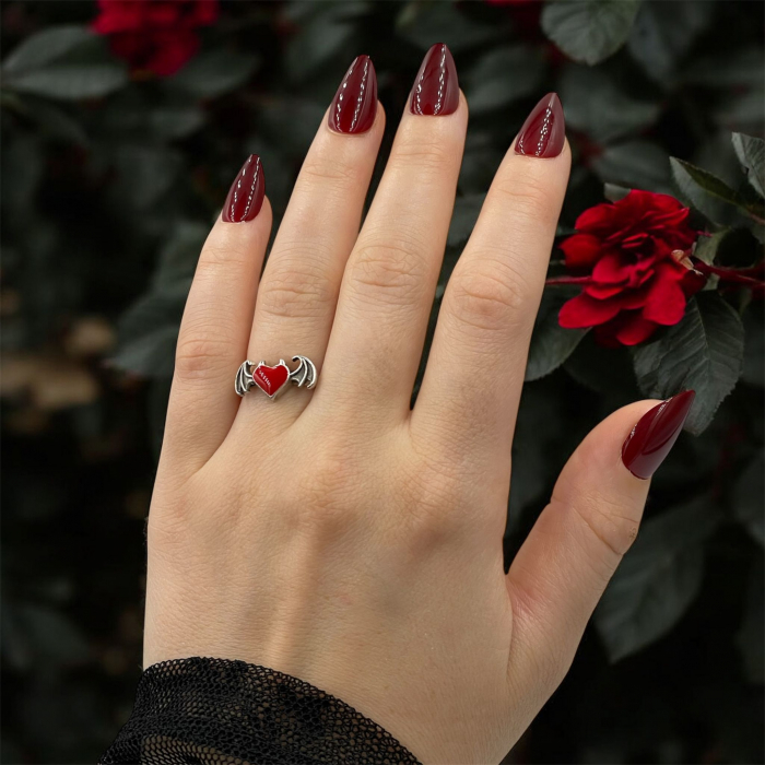 Inel Inimă cu Aripi [2]