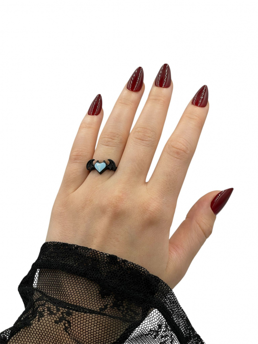 Inel Inimă cu Aripi [2]