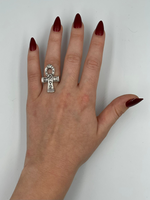 Inel Zamac Cruce [2]