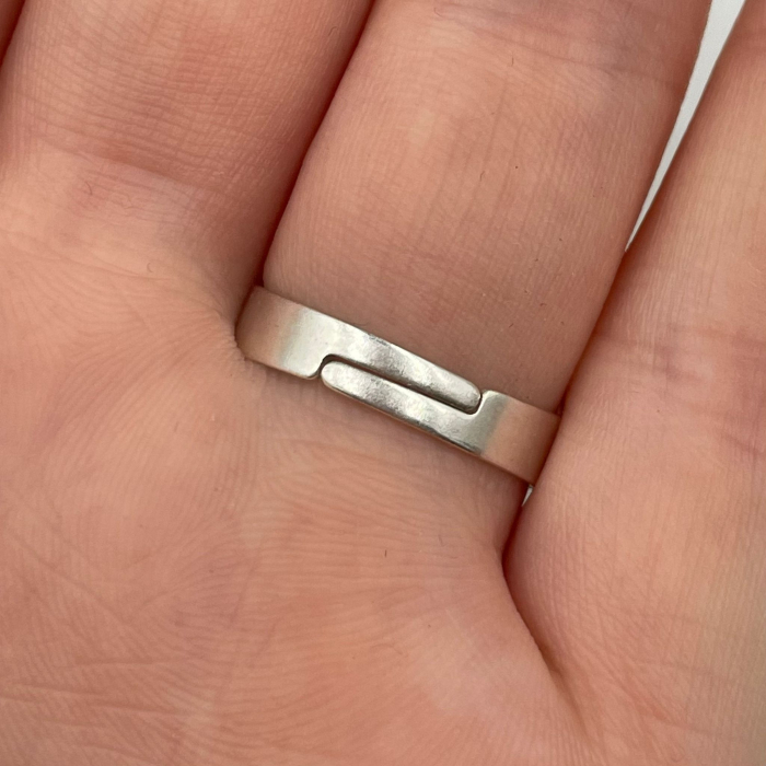 Inel Zamac Frunză [3]