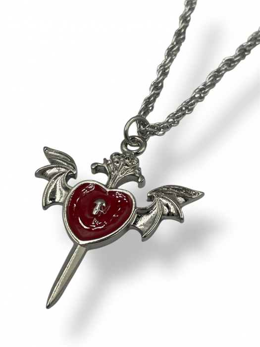 Lanț inimă cu aripi și sabie [2]