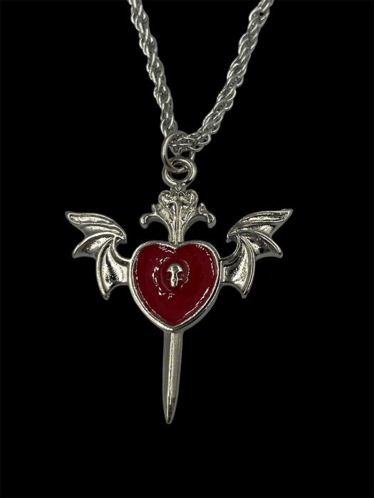 Lanț inimă cu aripi și sabie [3]