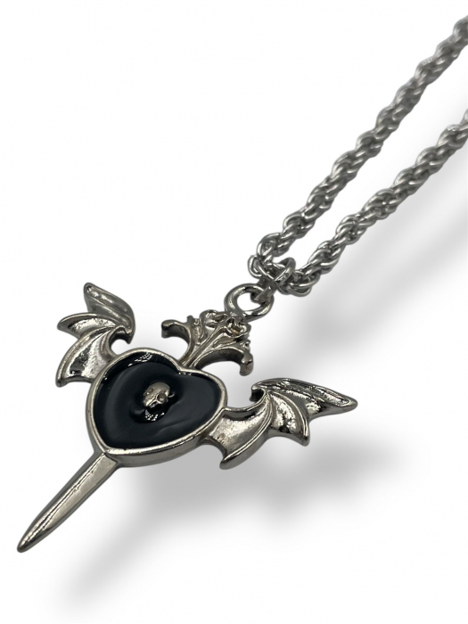Lanț inimă cu aripi și sabie [2]