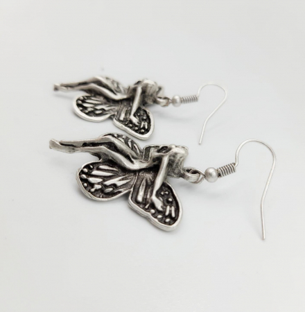 Cercei Zamac Argintat Zane [2]