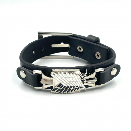Bijuterii rock, goth, emo, punk - Brățară Attack on Titan