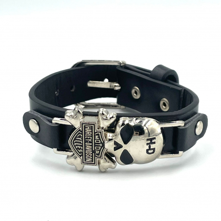 Brățări - Brățară craniu Harley-Davidson