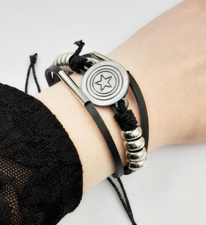 Bijuterii rock, goth, emo, punk - Bratara Stea