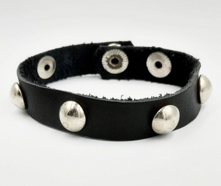 Brățări - Bratara Piele Impletita Capse