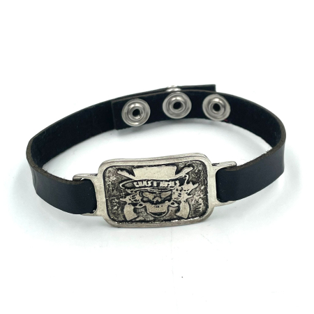 Bijuterii rock, goth, emo, punk - Brățară piele Guns N' Roses